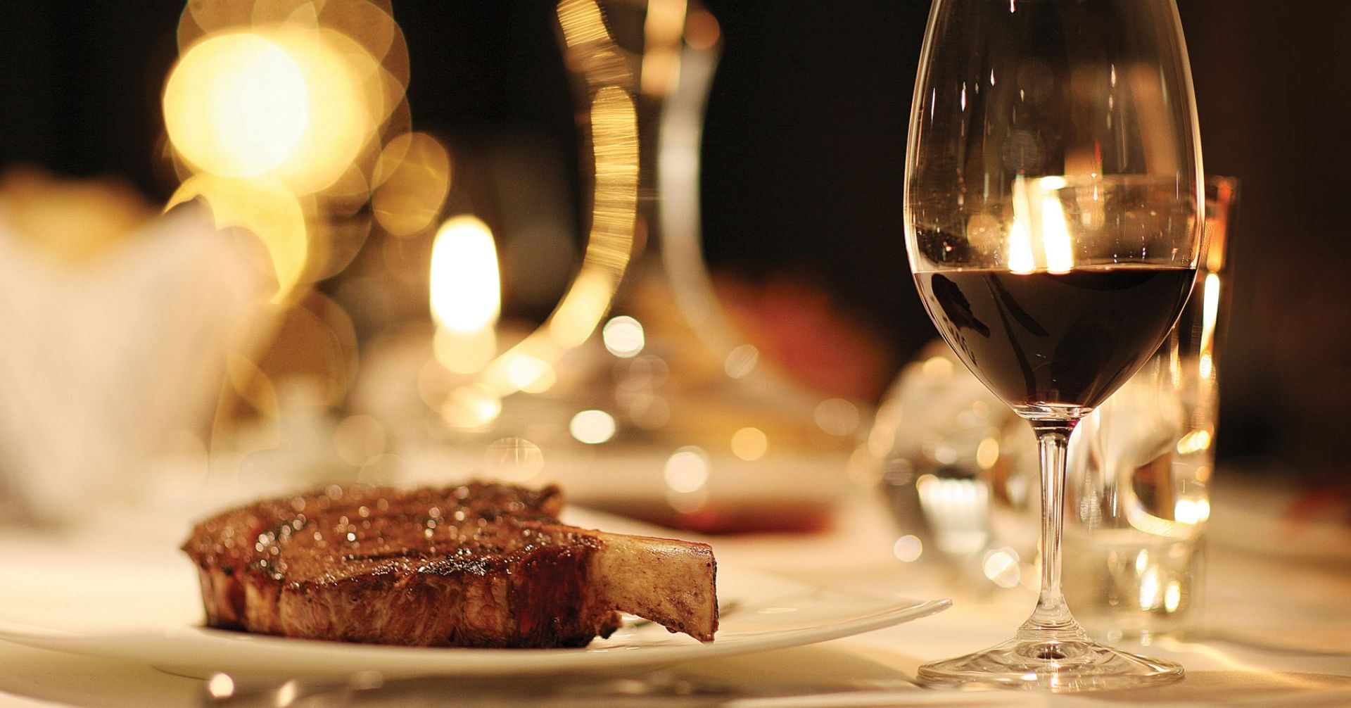 dining at Cut Steakhouse